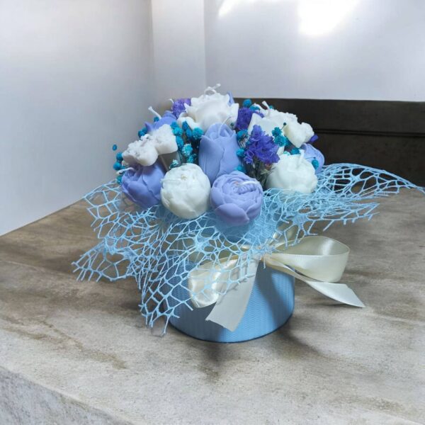 Букет "Тюльпани та піони фіолетовий"