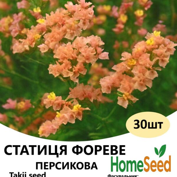 Насіння статиці Фореве Персикова 30 шт (Takii Seed)
